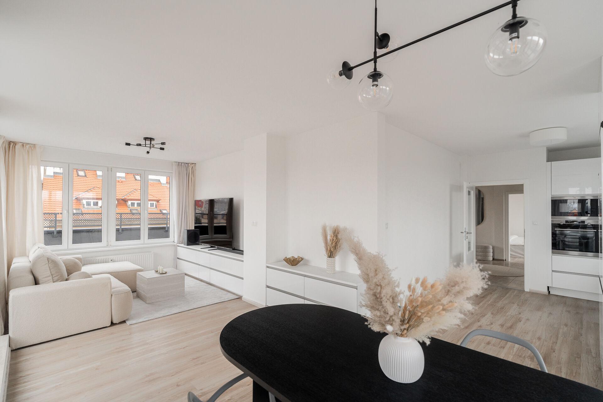 Exkluzivní byt s panoramatickým výhledem v Rezidenci U Vinohradu