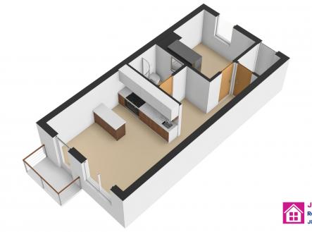 foto: 3 | Pronájem bytu, 2+kk, 57 m²