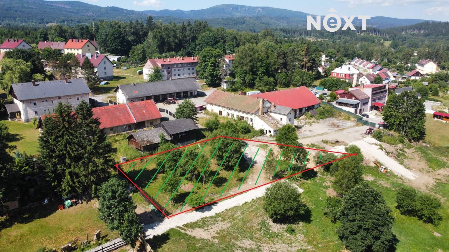 Prodej pozemek Bydlení|Jihočeský kraj, Prachatice, Nová Pec, Nové Chalupy, 18, 38462