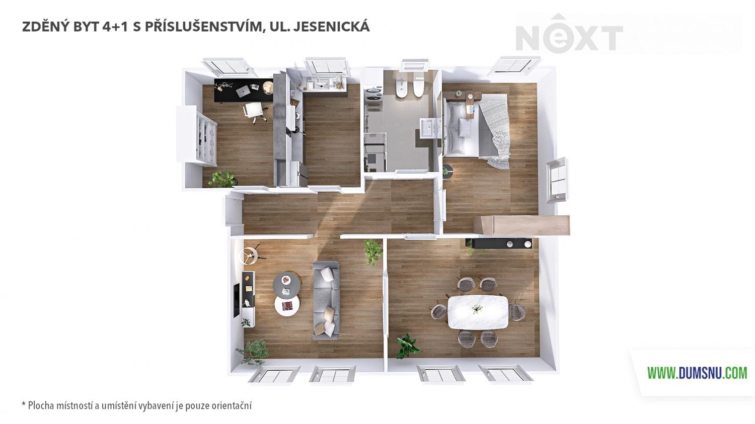 Prodej byt 4+1, 90㎡|Olomoucký kraj, Šumperk, Jesenická 1520/51, 78701