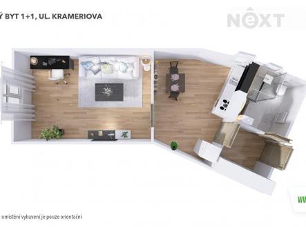 Prodej bytu, 1+1, 48 m²