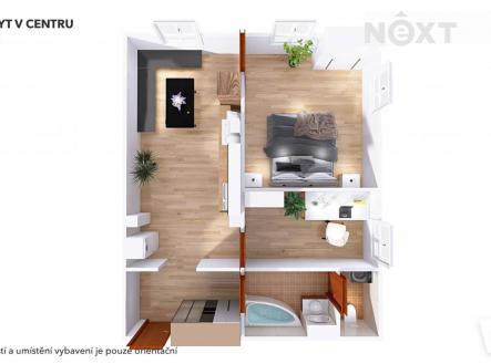 Prodej bytu, 3+kk, 56 m²