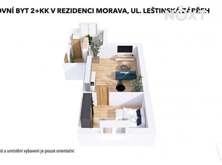 Prodej bytu, 2+kk, 58 m²