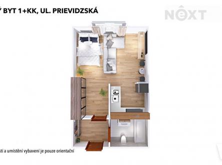 Prodej bytu, 1+kk, 35 m²