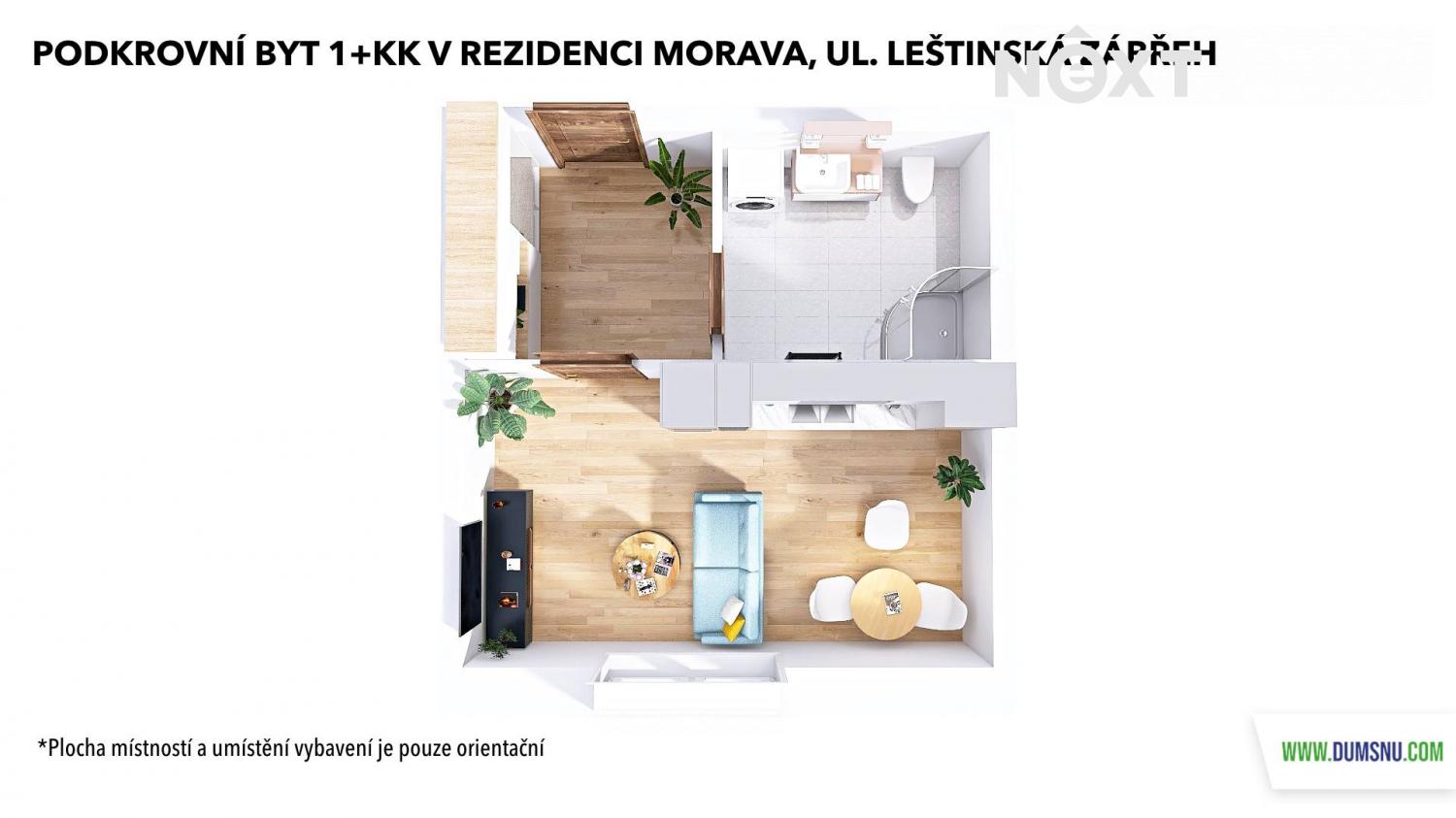 Prodej byt 1+kk, 33㎡|Olomoucký kraj, Šumperk, Zábřeh, Leštinská 908/3, 78901