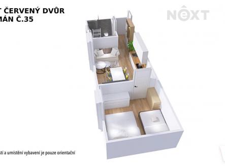 Prodej bytu, 2+kk, 34 m²