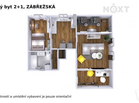 Prodej bytu, 2+1, 56 m²