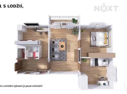 Prodej bytu, 3+1, 60 m²