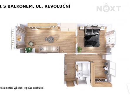 Prodej bytu, 2+1, 55 m²