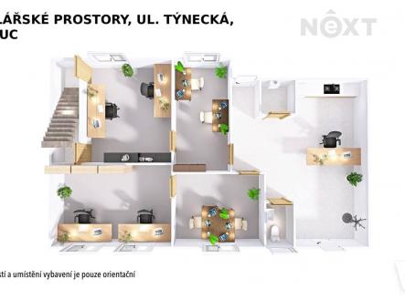 Pronájem - kanceláře, 100 m²