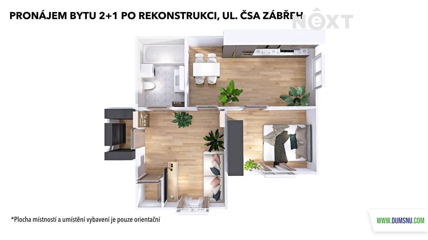 Pronájem byt 2+1, 32㎡