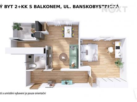 Prodej bytu, 2+kk, 61 m²