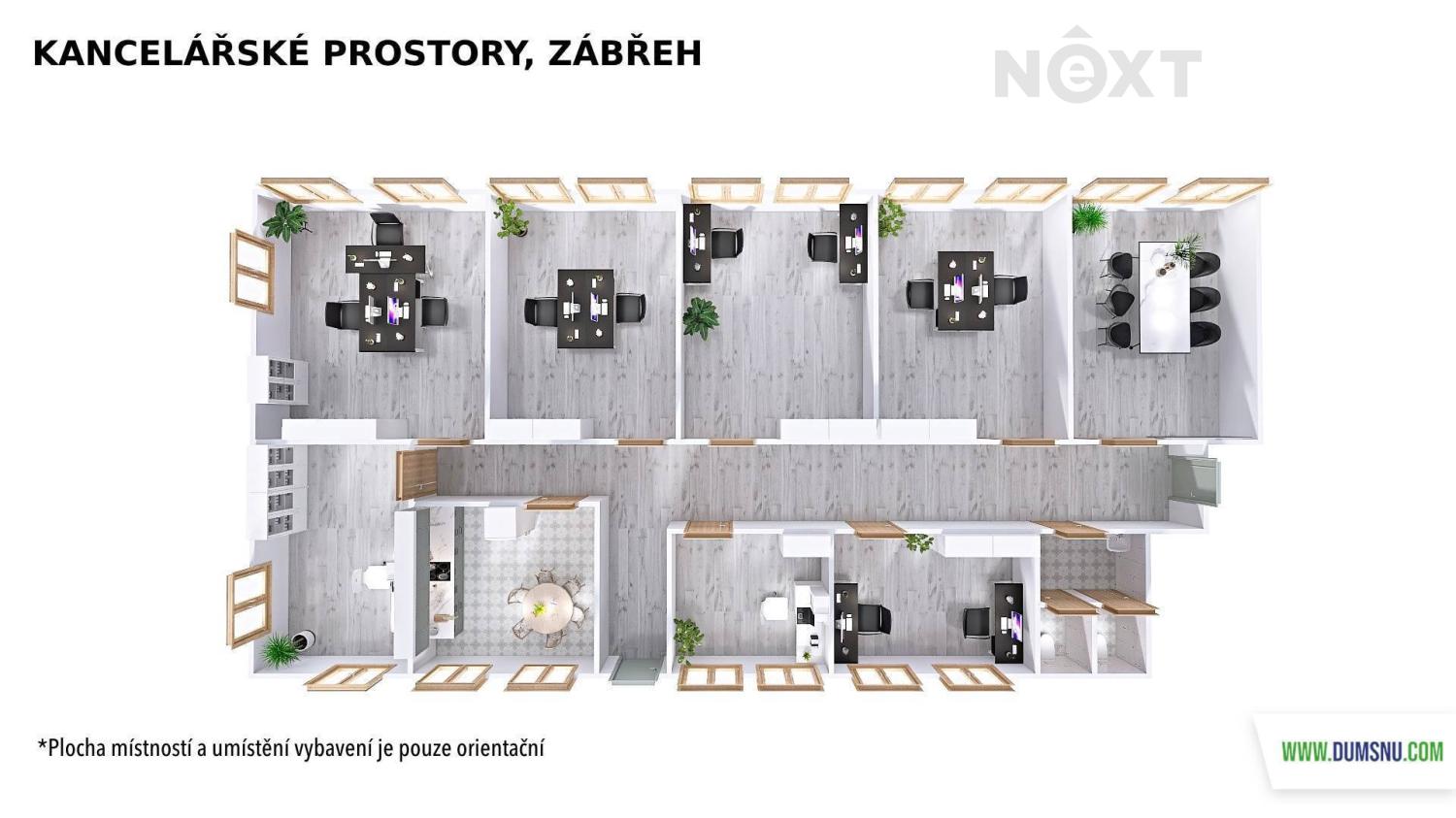 Pronájem komerční Kanceláře, 17㎡