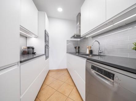 kuchyň kout - vizualizace | Prodej bytu, 2+kk, 43 m²