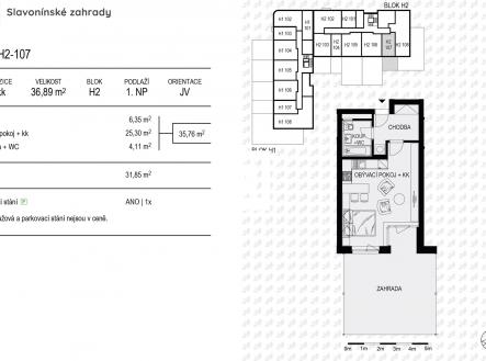 Prodej bytu, 1+kk, 37 m²