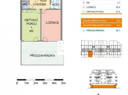 2_1_18 | Prodej bytu, 2+kk, 61 m²