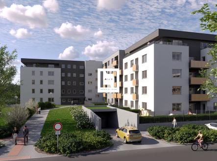 SlavoninskaH_kameraE_rel01_nahled50procent | Pronájem bytu, 1+kk, 28 m²