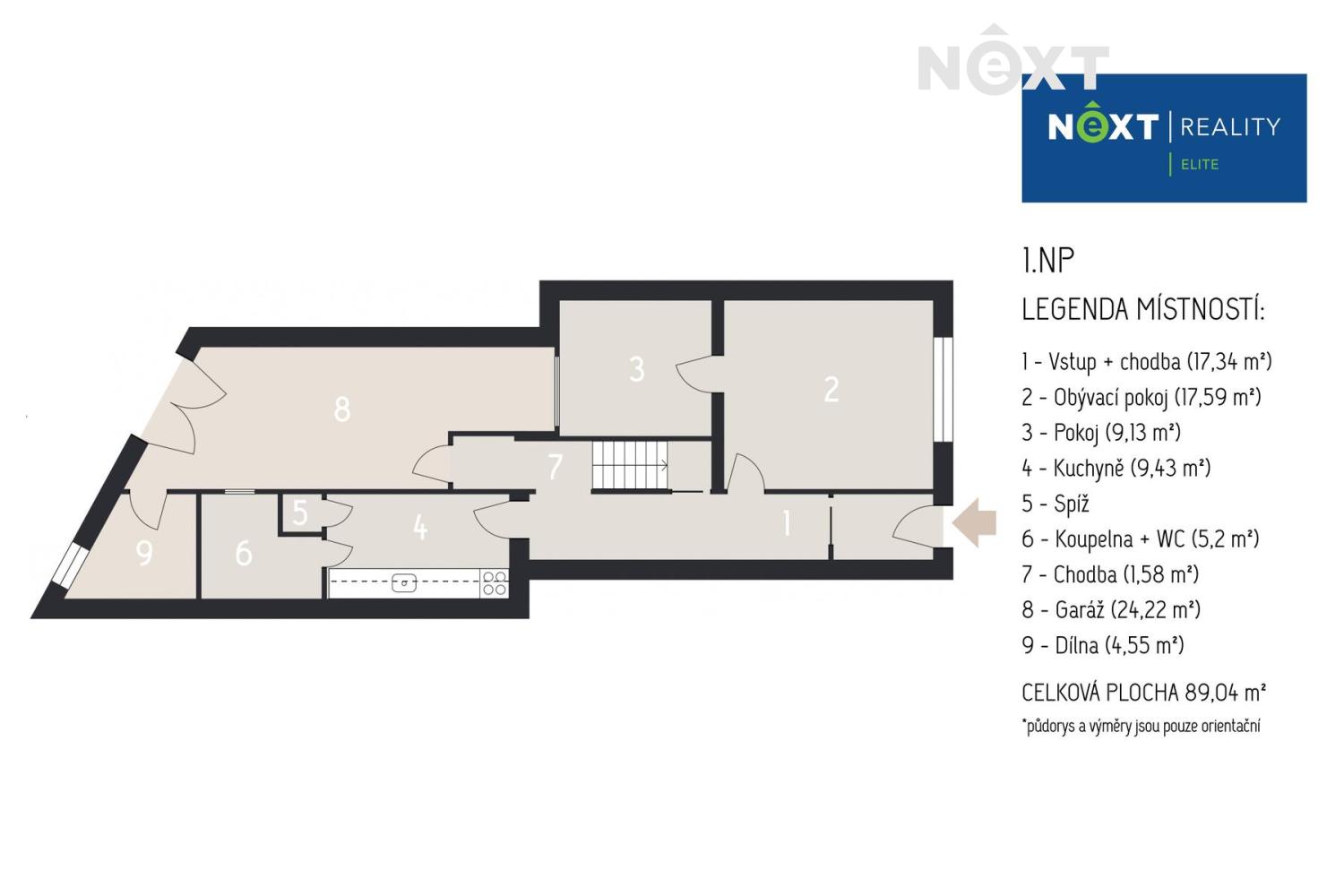 Prodej Rodinný dům, 127㎡