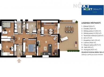 Prodej - dům/vila, 172 m²