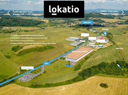 eská Lípa2 | Pronájem - komerční objekt, sklad, 15 628 m²