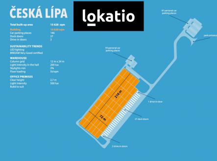 eská Lípa1 | Pronájem - komerční objekt, sklad, 3 500 m²