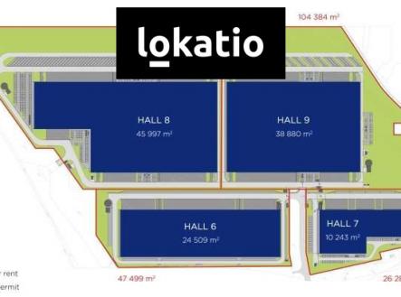 OAMP_plánek_rozšíření A B C D | Pronájem - komerční objekt, sklad, 3 456 m²