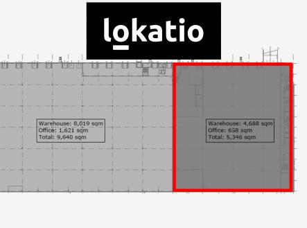 Plánek_DC1 | Pronájem - komerční objekt, sklad, 4 688 m²