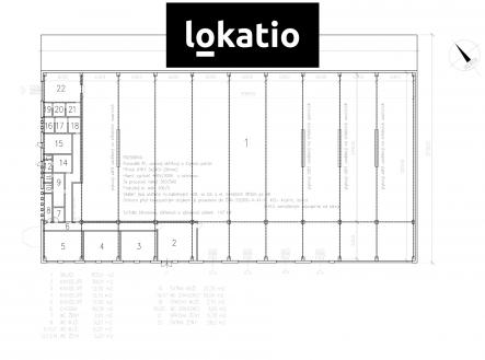 Půdorys 1NP SKLADOVÁ HALA _klient_1 | Pronájem - komerční objekt, výroba, 756 m²