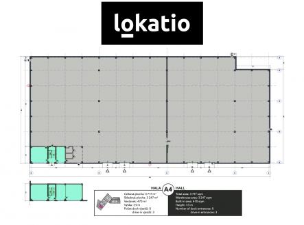 A4 | Pronájem - komerční objekt, sklad, 3 500 m²