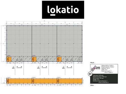 B1 | Pronájem - komerční objekt, sklad, 3 307 m²