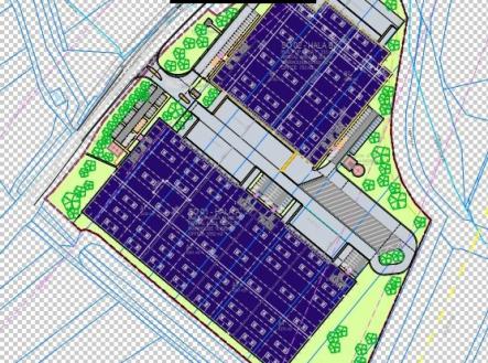 půdorys | Pronájem - komerční objekt, sklad, 10 000 m²