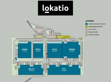 Plan | Pronájem - komerční objekt, sklad, 2 658 m²