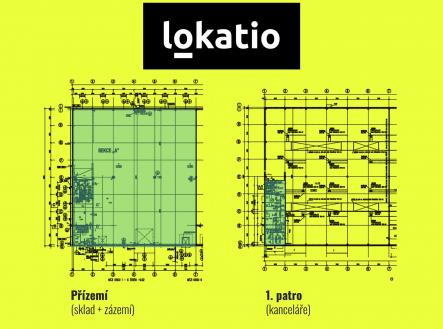 Plan | Pronájem - komerční objekt, sklad, 2 056 m²