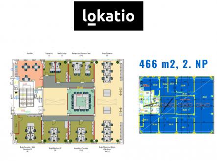 Unit 466m | Pronájem - kanceláře, 309 m²