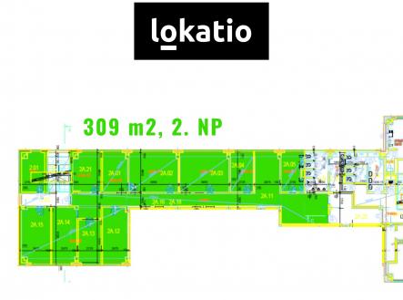 unit 309m | Pronájem - kanceláře, 309 m²