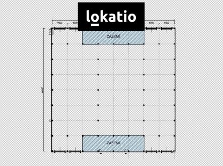 OKR3456_půdorys | Pronájem - komerční objekt, sklad, 2 026 m²