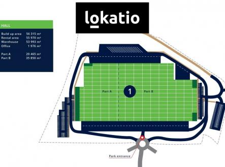 Klasterec_pudorys | Pronájem - komerční objekt, sklad, 5 000 m²