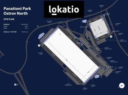 Ostrov North planek | Pronájem - komerční objekt, sklad, 4 753 m²