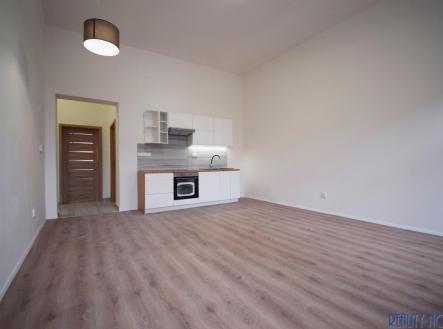 obývací pokoj s kuchyní | Pronájem bytu, 3+kk, 60 m²