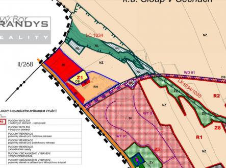 uzemni-plan.png | Prodej - pozemek pro komerční výstavbu, 17 028 m²