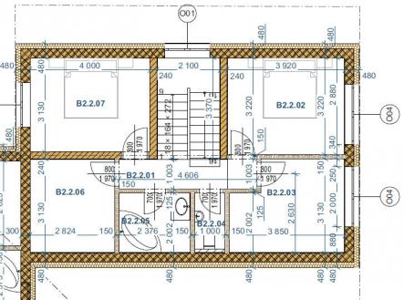 Půdorys 2NP | Prodej - dům/vila, 140 m²