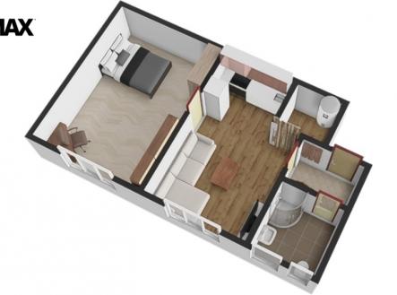 pudorys-1.jpg | Pronájem bytu, 1+1, 57 m²