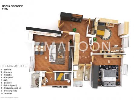3d-layout-4kk-1.jpg | Prodej bytu, 4+kk, 100 m²