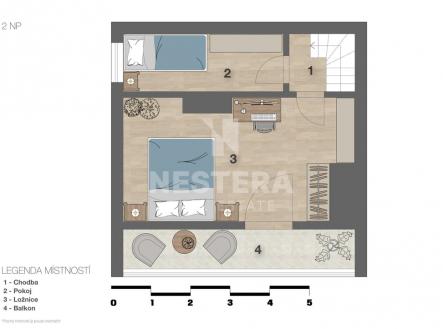 2d-layout-graficky-2np.jpg | Prodej - chata/rekreační objekt, 65 m²