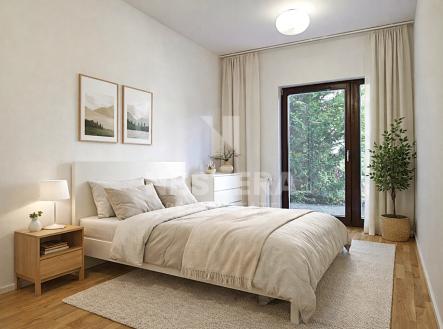 loznice-vizualizace.png | Prodej bytu, 3+kk, 153 m²