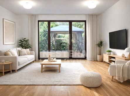 obyvaci-pokoj-vizualizace.png | Prodej bytu, 3+kk, 153 m²
