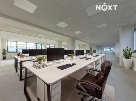 Pronájem - kanceláře, 348 m²