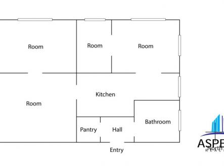 podolske-nabrezi-floorplan.jpg | Prodej bytu, 4+1, 74 m²