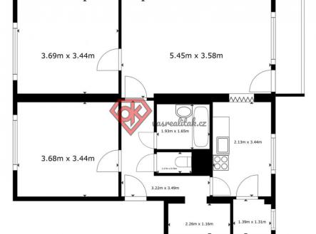 Pronájem bytu, 3+1, 72 m² obrázek