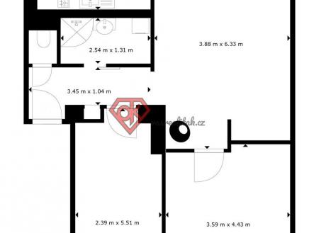 pudorys.jpg | Prodej bytu, 3+kk, 71 m²